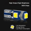 Geepact 10 bóng đèn led t5, đèn led nội thất xe hơi canbus w3w 3030 3smd - ảnh sản phẩm 2