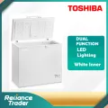 [FREE SHIPPING] TOSHIBA 2 IN 1 CHEST FREEZER CR-A142 M CR-A142M CR-A142. 
