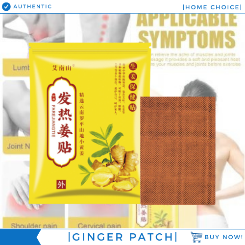 Original HERBAL GINGER PATCHES - 100pcs (1 Pack) for Pain Relief ...