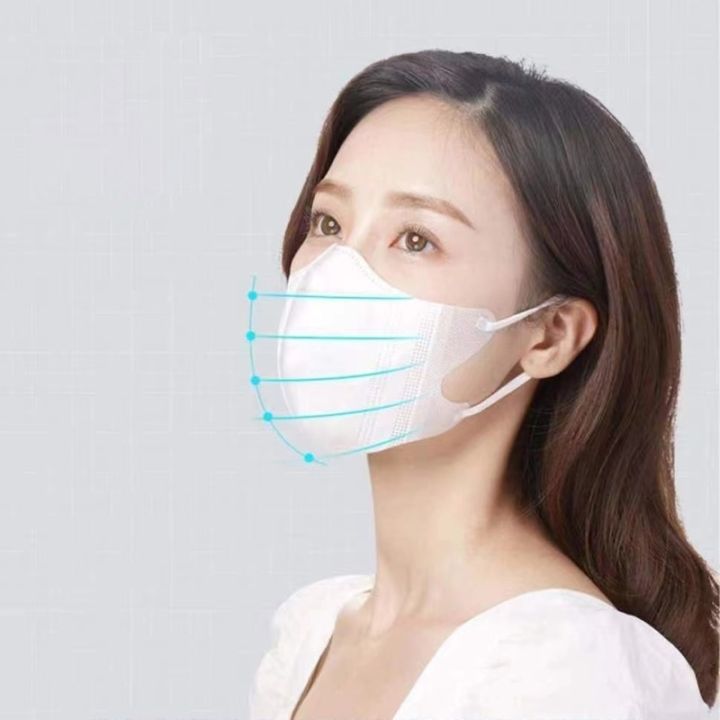 by-home-3d-mask-หน้ากากอนามัยป้องกันแบคทีเรีย-ทรงกระชับหน้า-1ห่อ-10-ชิ้น