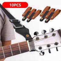 10pcs Vintage Guitar Neck Strap Holder Button Safe Lock Leather Belt for Ukulele Bass Acoustic Electric Guitar Accessories