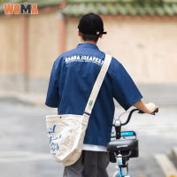 WOMA เสื้อเชิ้ตแขนสั้นลายทางสำหรับผู้ชาย,เสื้อสไตล์ญี่ปุ่นทรงหลวมเสื้อเสื้อบางแขนสั้นลายทาง