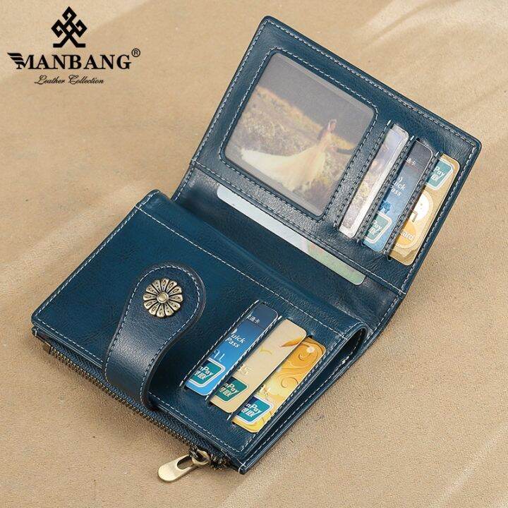 layor-wallet-manbang-2022ใหม่ผู้หญิงขนาดเล็กกระเป๋าสตางค์หนังแท้พับกระเป๋าที่มีหน้าต่าง-id-ผู้หญิงหนังกระเป๋าสตางค์กระเป๋าเงินเหรียญที่มีคุณภาพสูง