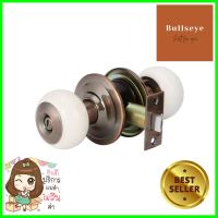 ลูกบิดห้องน้ำ หัวจัน HAFELE 489.93.716 สีหินอ่อนขาว+สีทองแดงรมดำPRIVACY DOOR KNOB HAFELE 489.93.716 ROUND HEAD WHITE MARBLE+ANTIQUE COPPER **สินค้าแนะนำ**