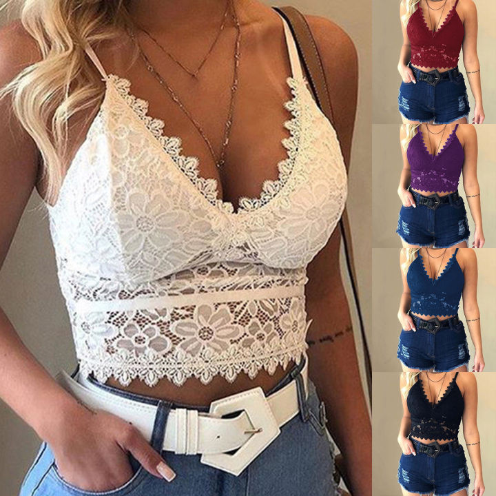  Wirefree Yoga Bra Comfort Cami Lingerie Belts Tops