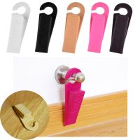 Rubber Hook Doorstops Door Stopper Silicone Soft Door Stop Safe Anti-collision Door Fixing Block Home Office Anti-collision Stop Decorative Door Stops