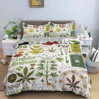 Maple Leaves Printed Bedding Set Duvet Cover King Size Soft Quilt Covers for Bedroom Comforter Set Home Textile Bed Clothes