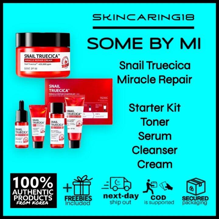 SOME BY MI Snail Truecica Miracle Repair Starter Kit Lazada PH
