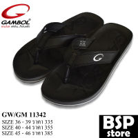 gambol รุ่น GW/GM 11342 สีดำ รองเท้าแตะ GAMBOL (แกมโบล) ผลิตจาก GBOLD Technology™ คุณภาพมาตรฐานของแกมโบล นุ่ม เบา สบายเท้า ของแท้ 100%