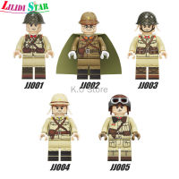 LS【ready Stock】Lego Minifigures Jj001-005 Japanese Army Tank Soldier Building Block Toy For Children1【cod】