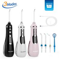 ZZOOI V500 Oral Irrigator USB Rechargeable Water Tooth Flosser Portable Dental Jet 200ml Tank Floss Waterproof Teeth Cleaner 1400mAh