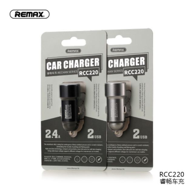 remax-rcc220-หัวชาร์จไฟในรถยนต์-2usb-2-4a-ชาร์ทรถ-ชาร์จรถ-หัวชาร์ท-หัวรถ-หัวชาร์ทรถ2ช่อง-ชาร์ทรถremax