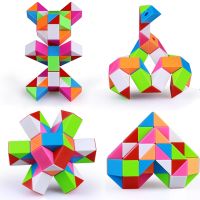 Qiyi 3D Magic Ruler Twist Cube 24/36/48 Segments Cubo Magico Snake Twist Cube Puzzle Kid Educational Toys for Children Gifts