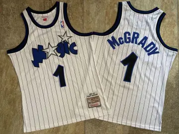 2020 Men 1 Tracy Mcgrady Jersey Blue Orlando Magic Jersey Hardwood