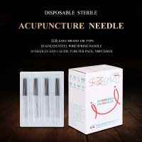 ▫✟☬ EAKU 500 Pcs 10K Acupuncture Needle with Tube Chinese medicine acupuncture Disposable Sterile EACU Micro needle