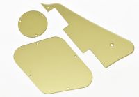 KR- Gold Mirror LP Pickguard Control Plate Switch Cavity Covers Fits For USA LP