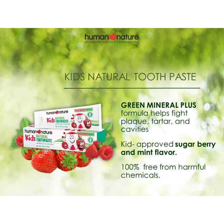 Human Nature Natural Kids Toothpaste Lazada PH