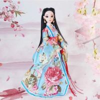 ตุ๊กตา Hanfu 30Cm กับชุดจีนโบราณ1/6 BJD ชุดเต็มตุ๊กตาเจ้าหญิงพร้อมอุปกรณ์เสริมชุด DIY ของเล่นสำหรับของขวัญเด็กผู้หญิง