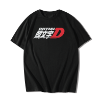 AE86 INITIALD เสื้อยืดแขนสั้นคอกลม Cotton 100% สกรีนลาย