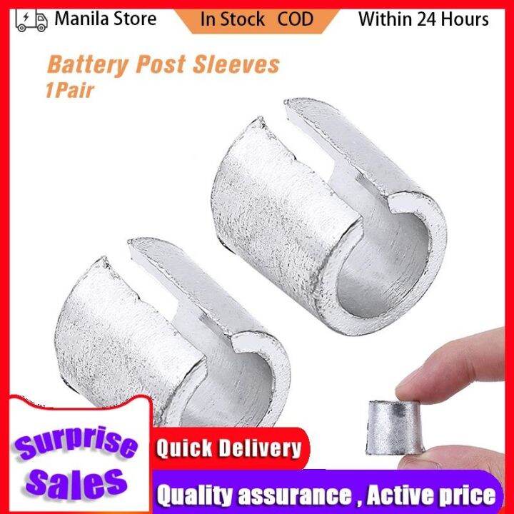 Battery Terminal Post Adapter Battery Positive Negative Post Shims