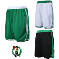 NBA Shorts Boston Celtics Elite Basketball Shorts Men Quick Dry Breathable Loose Sweat Short Sports Training Running Gym Fitness Attire With Side Pockets Plus Size