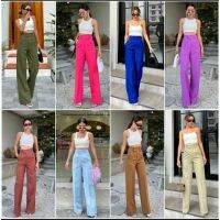 Whitney high-waist basic pant กางเกงเอวสูง กางเกงแฟชั่น ตะขอหน้าพรางหุ่นสุด แถมหลอกความสูงสุดฤทธิ์