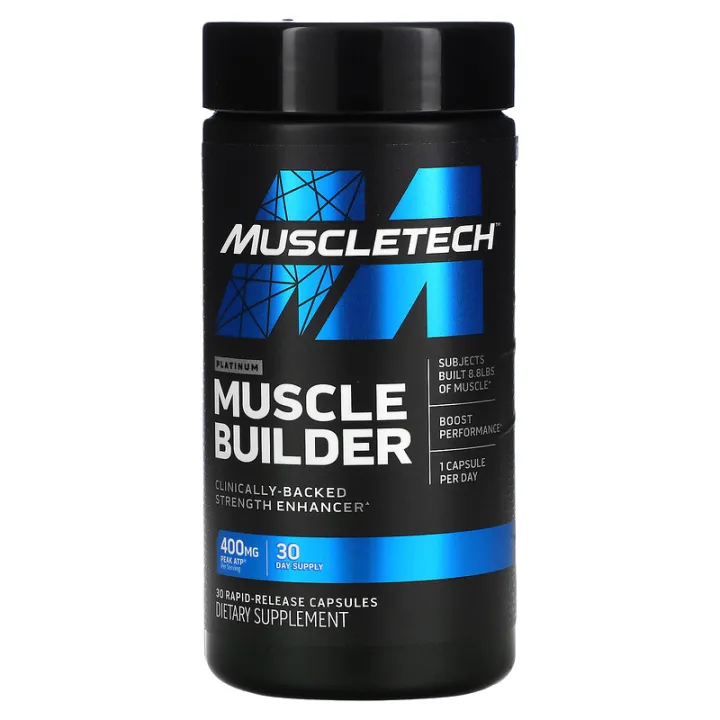 Muscletech, Pro Series, Muscle Builder, 30 RapidRelease Capsules Lazada