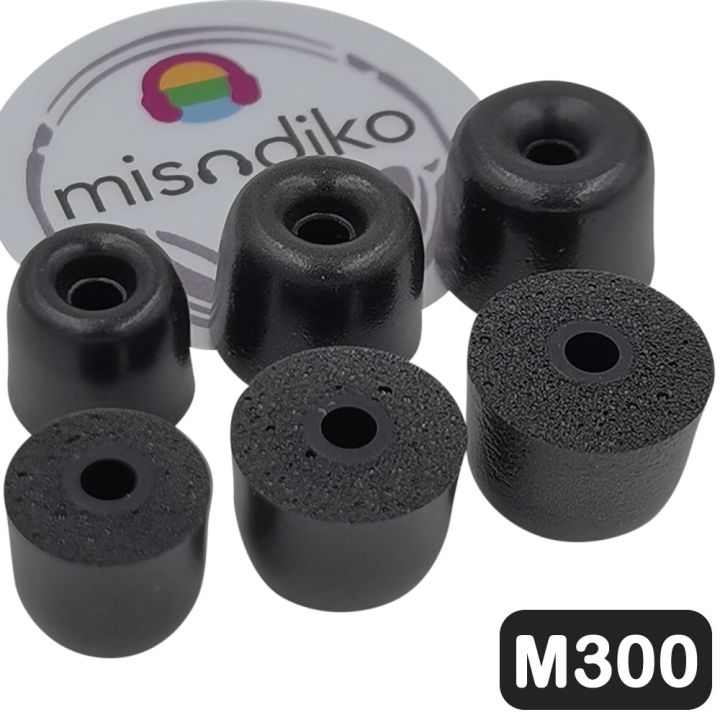 misodiko-ส่วนปลายของหูฟังโฟมจำรูป-m300เข้ากันได้กับ-shure-se215-se315-se535-se425-se846-westone-etymotic-er4xr-hf5-hf3