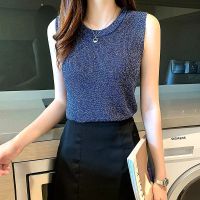 [COD] new knitted suspenders women trendy suits bottoming shirts tight-fitting short vests sleeveless tops