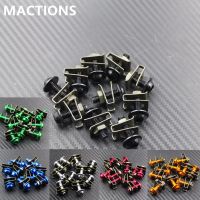 [HOT HOT SHXIUIUOIKLO 113] MACTIONS 10X6Mm Universal รถจักรยานยนต์ Fairing Body Bolts Scooter Nuts Bolts M6 Spire Speed Fastener คลิปสกรูสปริง Bolts Nut