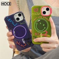 เคสโทรศัพท์ HOCE การ์ตูนน่ารัก Magsafe สำหรับ iPhone 14 13 12 Pro Max ซิลิโคนเนื้อนิ่มฝาครอบป้องกัน