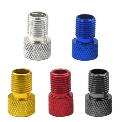 Tire Hat to Schrader Valve Adapter Bike Tire Valve Converter Bike Tool Caps Inner Tube Nozzle Conversion for Mountain and Folding Bicycles honest
