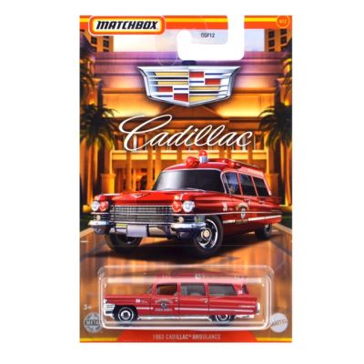 Matchbox Cadillac One Limo 62รถประทุนผ้าปิดเปิดได้ Cadillac Eldorado 1:64ของเล่นรถโมเดลงานแม่พิมพ์โลหะของสะสม Ggf12