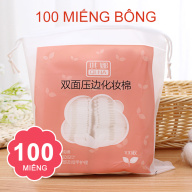 HCMANYAR-Bông tẩy trang 100% cotton 3 lớp mềm mịn thấm hút cực tốt 100 thumbnail
