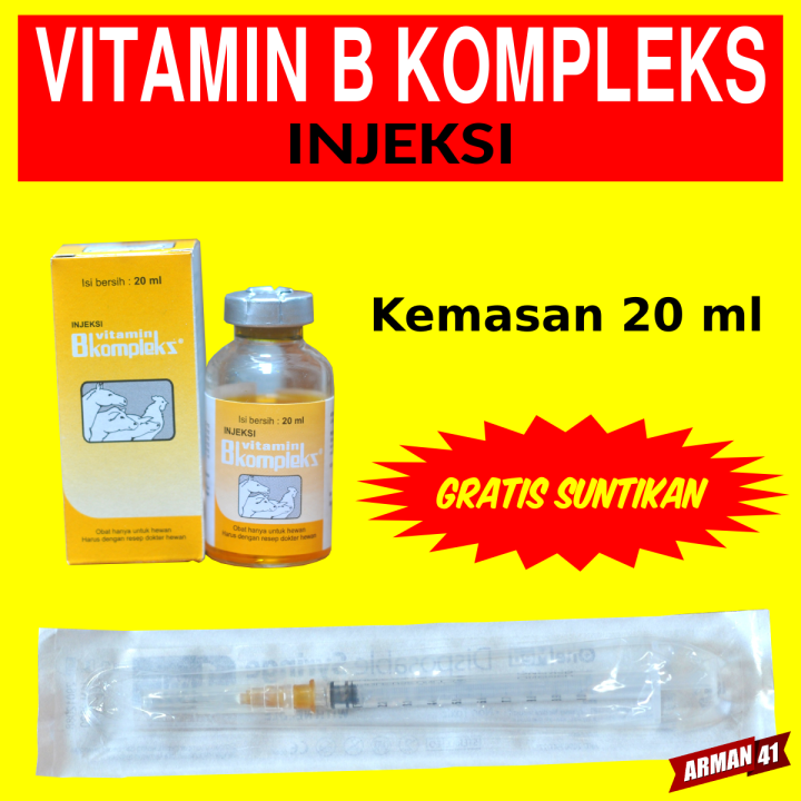 Vitamin B Kompleks Injeksi 20 Ml MEDION GRATIS SUNTIKAN | Lazada Indonesia