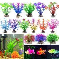 hot【cw】 1pc Artificial Aquarium Decoration Ornament Plastic Accessories Colors