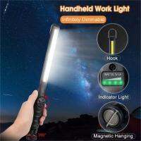 Auoyo USB ไฟซ่อมรถ edc flashlight หลอดคู่ ชาร์จไฟฉายโคมไฟทำงานฉุกเฉินซัง LED แสงมือสำหรับรถยนต์และรถบรรทุกซ่อมบ้านโดยใช้การประชุมเชิงปฏิบัติการตั้งแคมป์ฉุกเฉิน