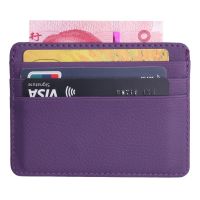 pri Mens Leather Thin Wallet ID Money Credit Card Slim Holder Money Pocket Organizer