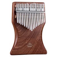 B Series Kalimba 17คีย์เปียโนนิ้วหัวแม่มือเครื่องดนตรีของขวัญไม้พร้อมอุปกรณ์เสริมทั้งหมดไม้แข็งแบบพกพาเปียโนนิ้วขนาดเล็ก