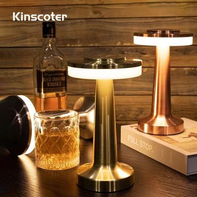 Touch Led Charging Table Lamp Creative Dining Hotel Bar Coffee Table Lamp Outdoor Night Light Living Room Decorative Desk Lamp Night Lights