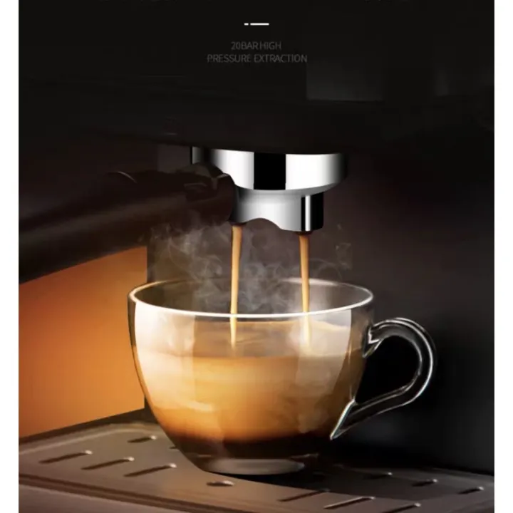 Coffee Maker Espresso coffee machine BuiltIn milk frothier 1.6L 850W