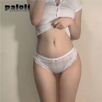 [Keer clothing]Paloli กางเกงในเซ็กซี่ลูกไม้ระบายอากาศได้ดีประดับโบว์กางเกงในสตรีชุดชั้นในนุ่มสไตล์คันทรี่ใหม่39; S