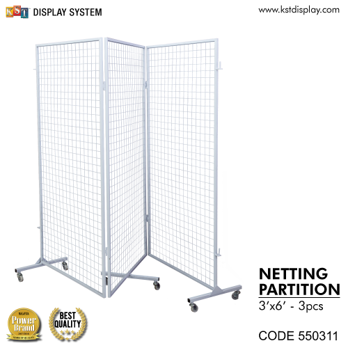 Netting Partition 3x6 3pcs Netting Frame Wire Mesh Display Stand Display Rack Lazada 6359