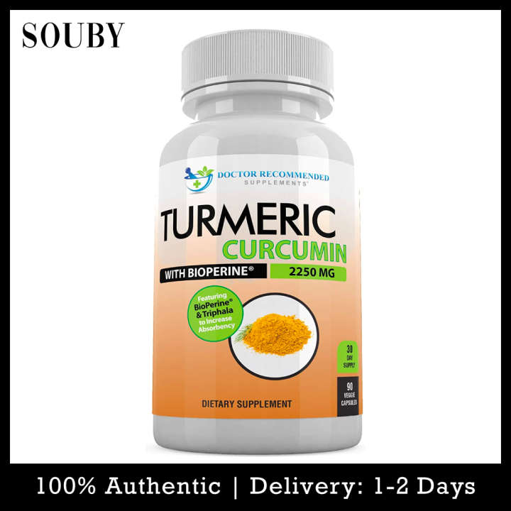 Doctor Turmeric Curcumin 95 Curcuminoids with Black Pepper
