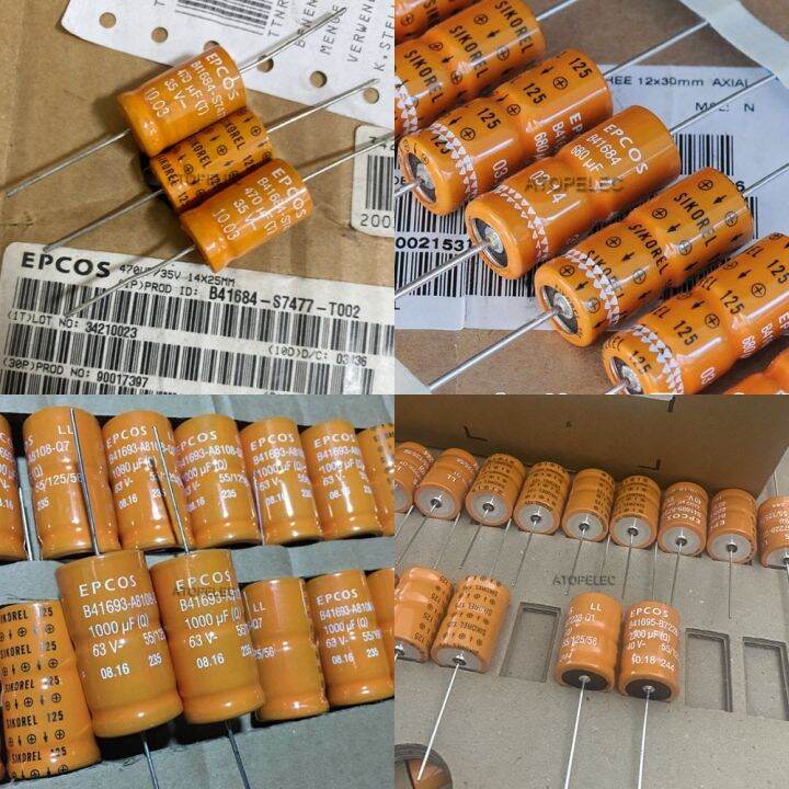 1pc EPCOS SIKOREL 125 LL Axial Electrolytic Capacitors HiFi Audio 125
