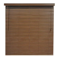 Blinds PVC ,Wooden pattern,there are 2 sizes - brown