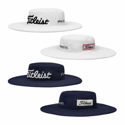 Titleist Golf Bucket Hat Mens Sports Ball Cap Golf หมวกแห้งเร็ว Casual Dome Visor