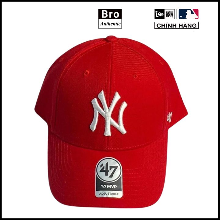 47 Brand MLB New York Yankees Ballpark 47 Clean Up Cap Berry  Burned  Sports