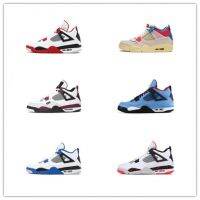 AJ4 hot lava white cat big Paris black red cement sail laser gold UN Joe 4 basketball shoes factory shoes