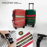 MOOF49 | Luggage Strap | สายรัดแบบไม่มีรหัส (สกรีนชื่อได้) มีหลายสีให้เลือก โดดเด่น ไม่ซ้ำใคร